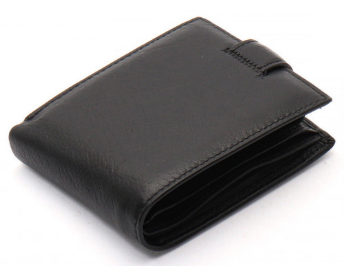 Чорне чоловіче портмоне з натуральної шкіри із візитницею Marco Coverna MC-2057-1