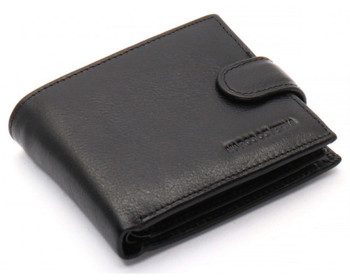 Чорне класичне портмоне з натуральної шкіри Marco Coverna MC-2003Н-1