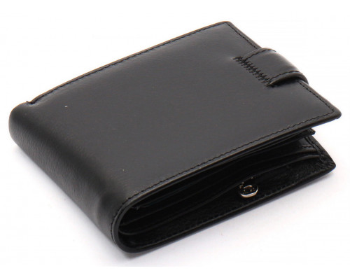 Чорне класичне портмоне з натуральної шкіри Marco Coverna MC-2003Н-1