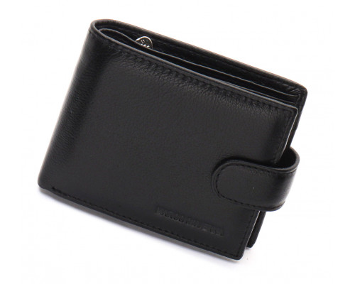 Чорне класичне портмоне з натуральної шкіри Marco Coverna MC-2003-1