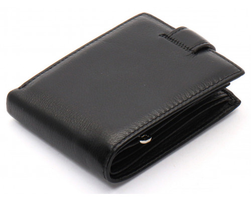 Чорне класичне портмоне з натуральної шкіри Marco Coverna MC-2003-1