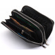 Чорний чоловічий клатч на дві блискавки з натуральної шкіри Marco Coverna MC-801-1